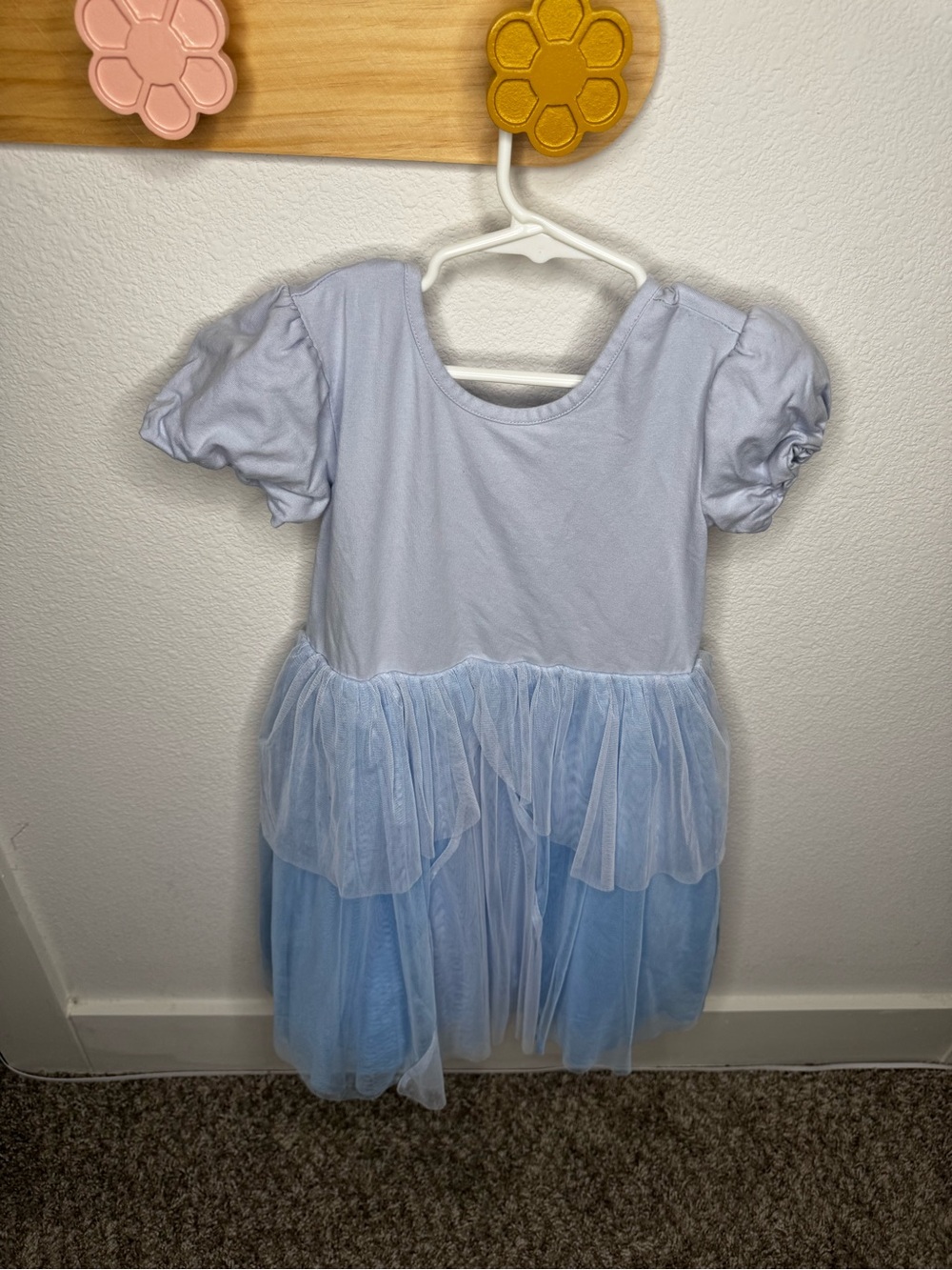 Hannah Andersson Light Blue Tulle dress